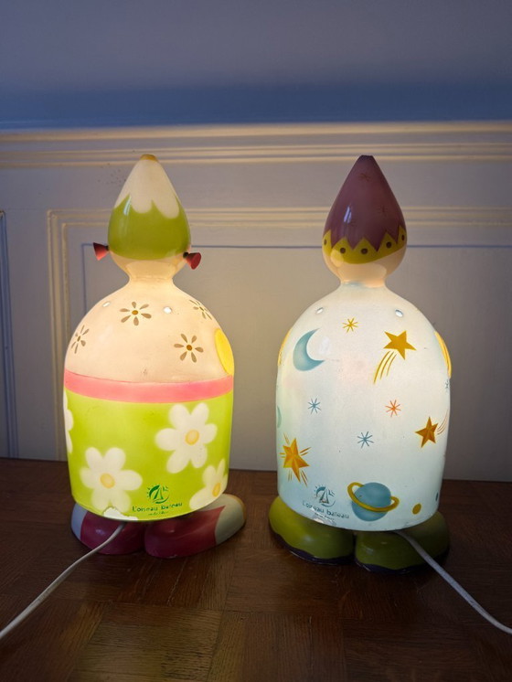 Image 1 of Pair of bedside lamps / night lights for children