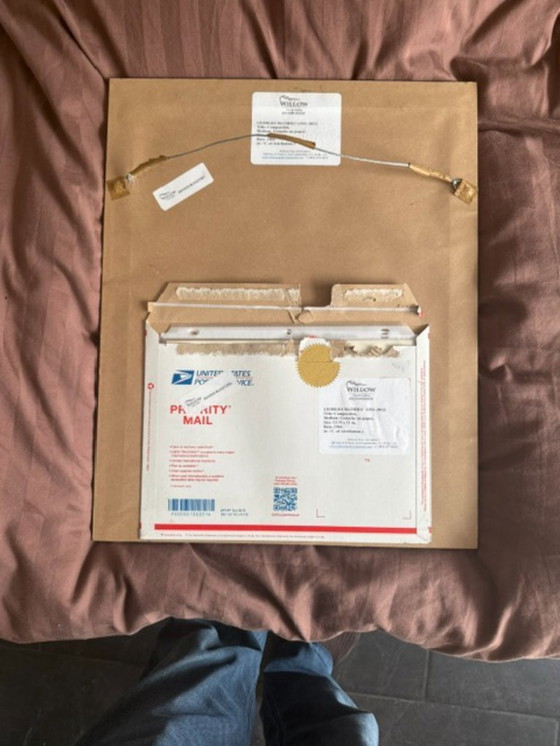 Image 1 of Georges Mathieu, gouache op papier, 1964