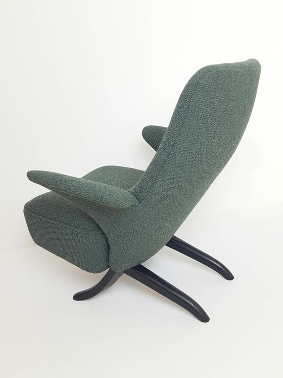 Vintage Artifort Theo Ruth Poltrona Pinguin Congo – Poltrone, Legno, Poliestere (photo 6 of 9)