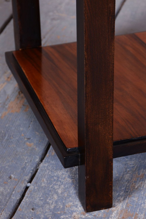 Gerestaureerde art-deco salontafel, beuken, walnoot, opnieuw gepolijst, Frankrijk, jaren 1930 – Wood (photo 7 of 13)