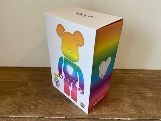 Image 1 of Bearbrick Emotionally Unavailable Gradient 400% + 100% Sold Out Medicom