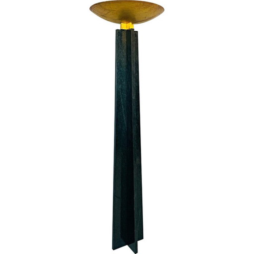 Vintage "Wagneriana" marmeren vloerlamp door Lella en Massimo Vignelli, Italië