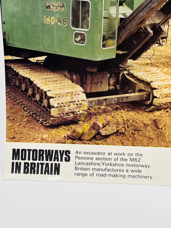 Image 1 of Lot de 8 photos cartonnées « Motorways in Britain « 