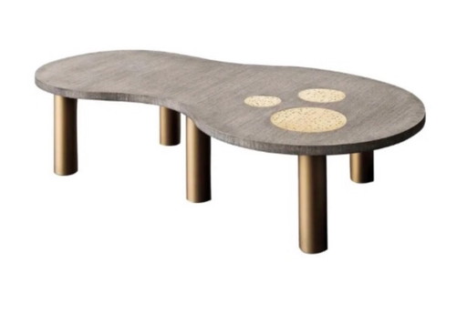 Mesa de centro oblonga de roble Jade de Chiara Provasi