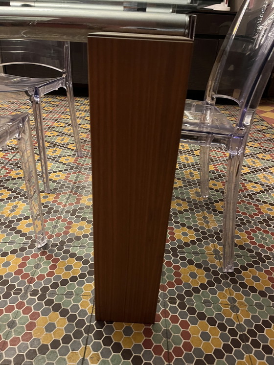 Image 1 of Mesa de vidrio y madera