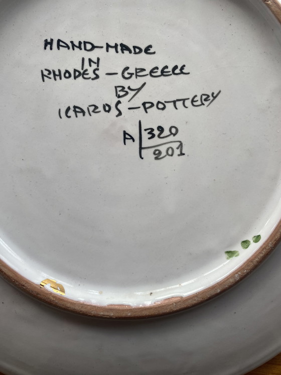 Image 1 of Original Icaros Pottery plate