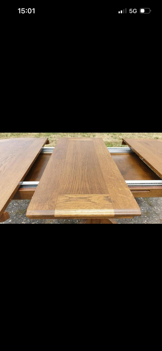 Image 1 of Bannink Jugendstil Esszimmer aus Eiche mit Zwischenregal