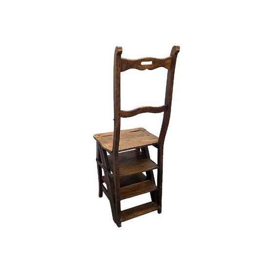 Image 1 of Antique French Metamorphosis ladder chair, from around 1900