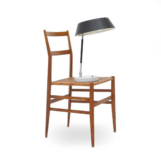 Image 1 of Table lamp by Stilux with marble base, 1950s