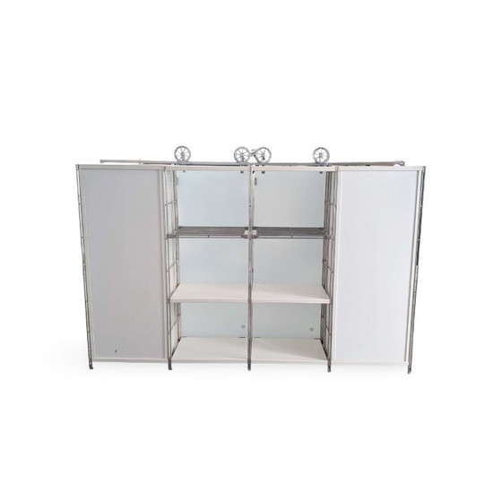 Credenza Balton Vintage Postmoderno Metallo Vetro Anni '80 – Credenze (photo 10 of 11)