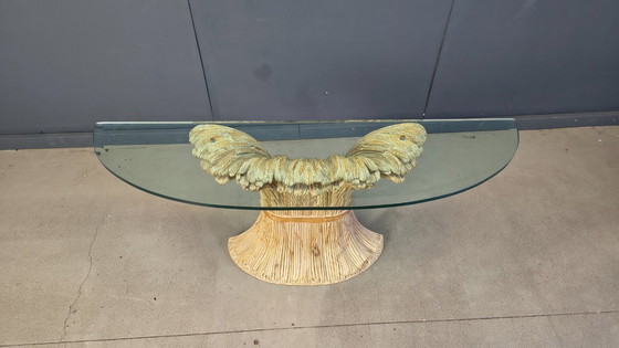 Image 1 of Consola con forma de gavilla de trigo, de Franco Chelini, década de 1970.