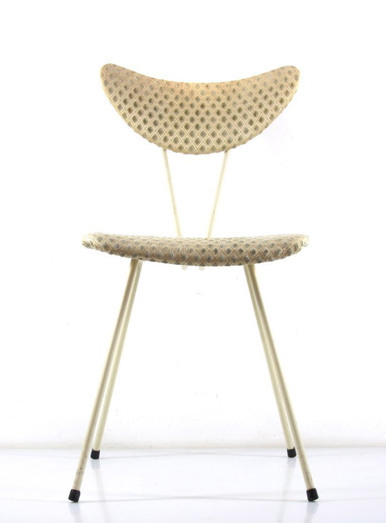 Image 1 of 2 decoratieve stoelen van Kembo uit de jaren vijftig van W.H. Gispen