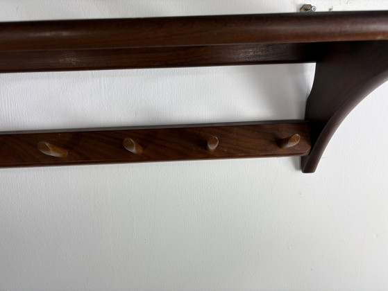 Image 1 of Vintage Wooden Coat Rack 1960s