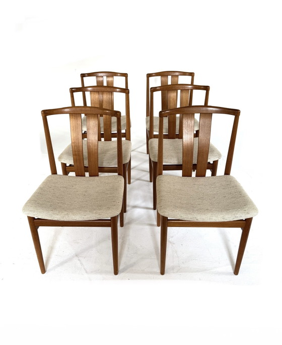 Image 1 of 6x vintage dining chair, Vamdrup Stolefabrik '60