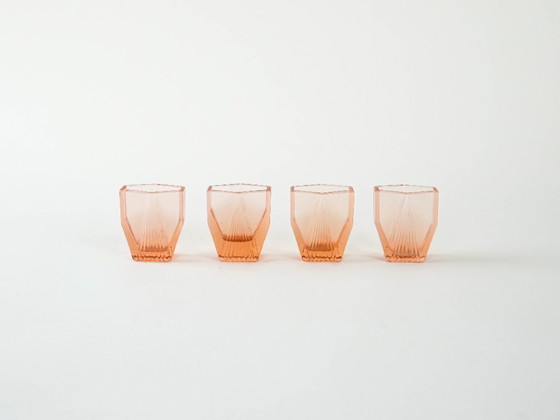 Image 1 of Juego de vasos de chupito, art déco, años 30, producción: Italia