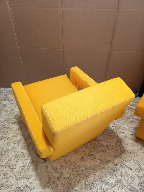 Image 1 of CASSINA 2x Poltrona 637 Utrecht 2024 (NUOVO, mai usato) in lana gialla KVDRAT € 6.600