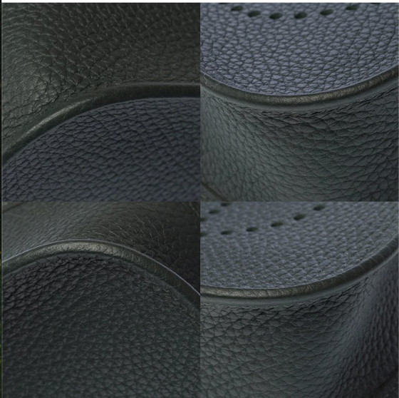 Image 1 of Borsa HERMES Mini Evelyne in cuoio verde - 103300