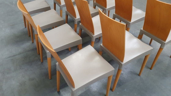 Image 1 of 12 chaises Miss Trip, design Philippe Starck Kartell, 1996, Italie