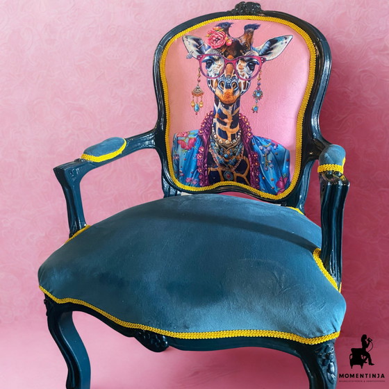 Image 1 of Fun Fashion Animal on baroque children's armchair