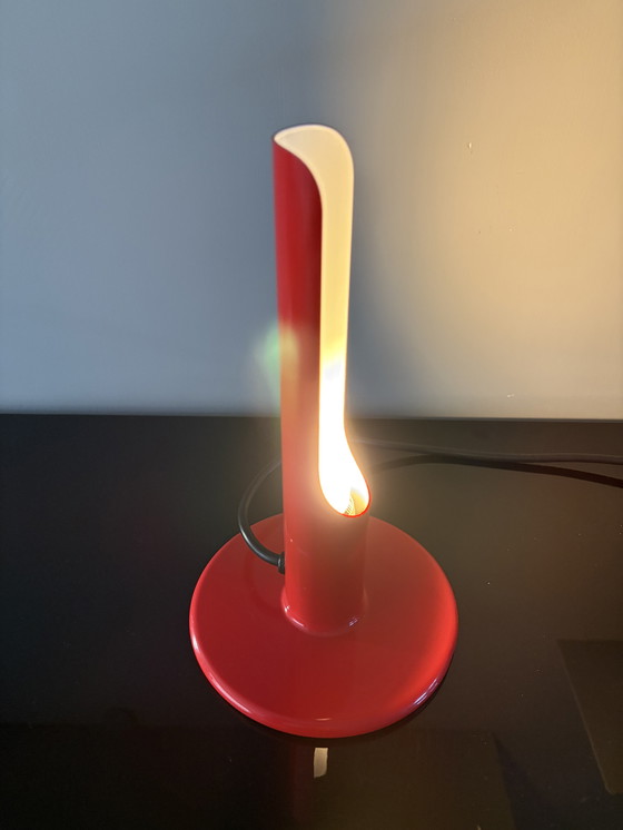 Image 1 of M design Germany Red Prix Tischleuchte von Ingo Maurer für M Design