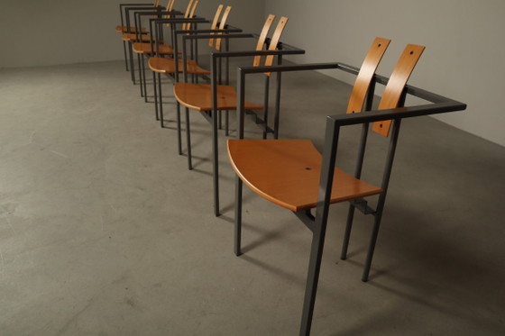 Image 1 of Set of six Trix chairs by Karl-Friedrich Förster for KFF, Germany, 1980s