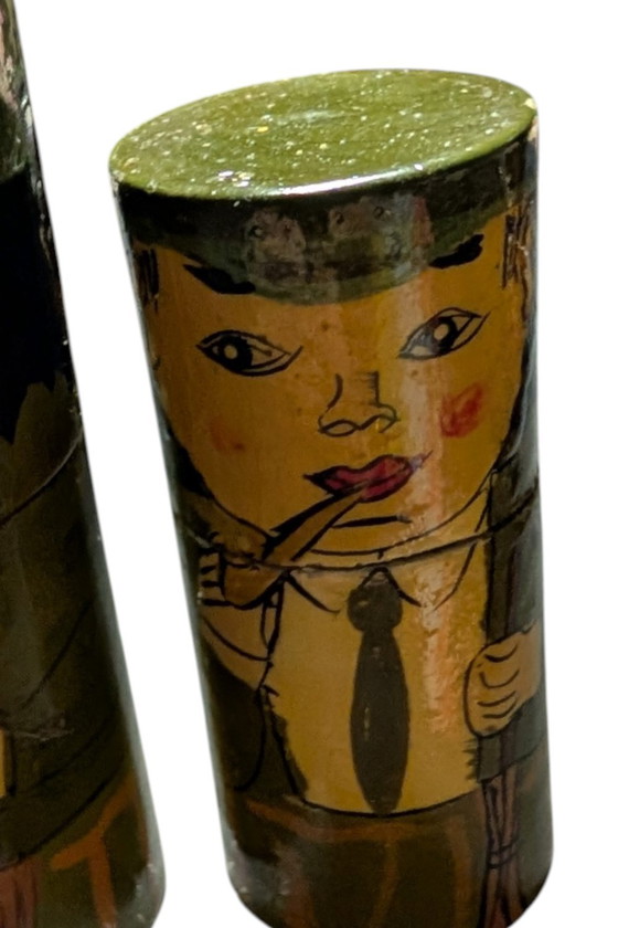 Image 1 of Set mit 3 Matrjoschkas der italienischen Marke Anri