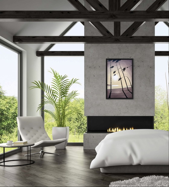 Acrylic and ink on stretched canvas, 100x65cm – Paintings & Drawings, Wood (photo 4 of 15)