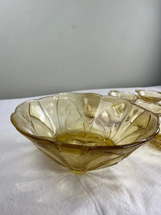 Servizio Art Déco ambra – Ciotole, Crystal, Glass, Art Deco (photo 4 of 9)