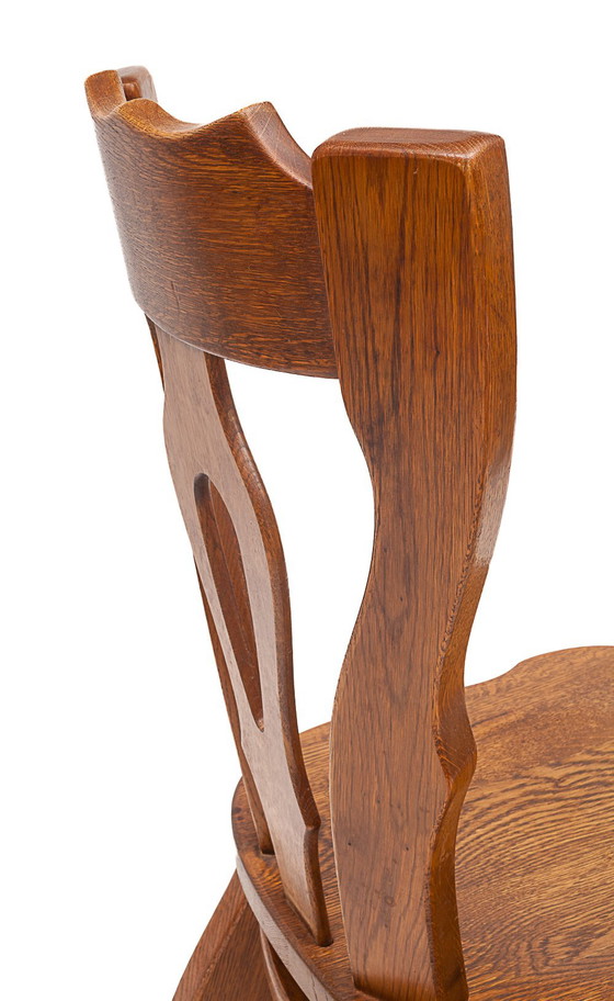 Image 1 of Set aus 6 Stühlen von Guillerme und Chambron