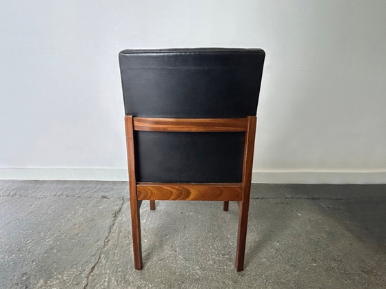 Image 1 of Set of 4 Mid-Century 1960s solid teak dining chairs by Peter Hayward for Vanson