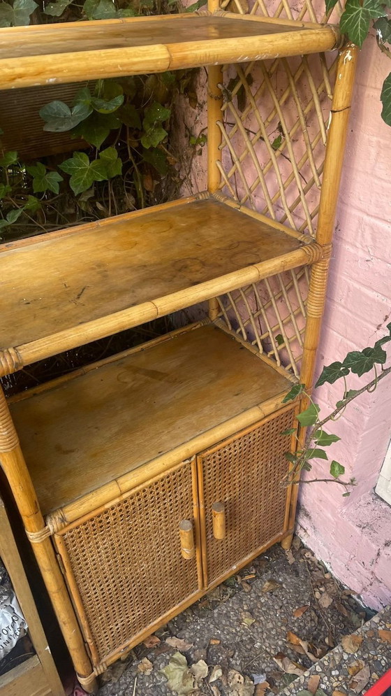 Image 1 of mobile in bambù e rattan