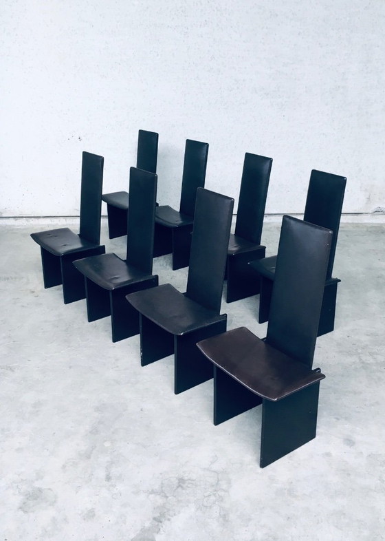 Image 1 of Postmodern Design RENNIE Dining Chair set by Kazuhide Takahama for Simon Gavina, Italy 1980's