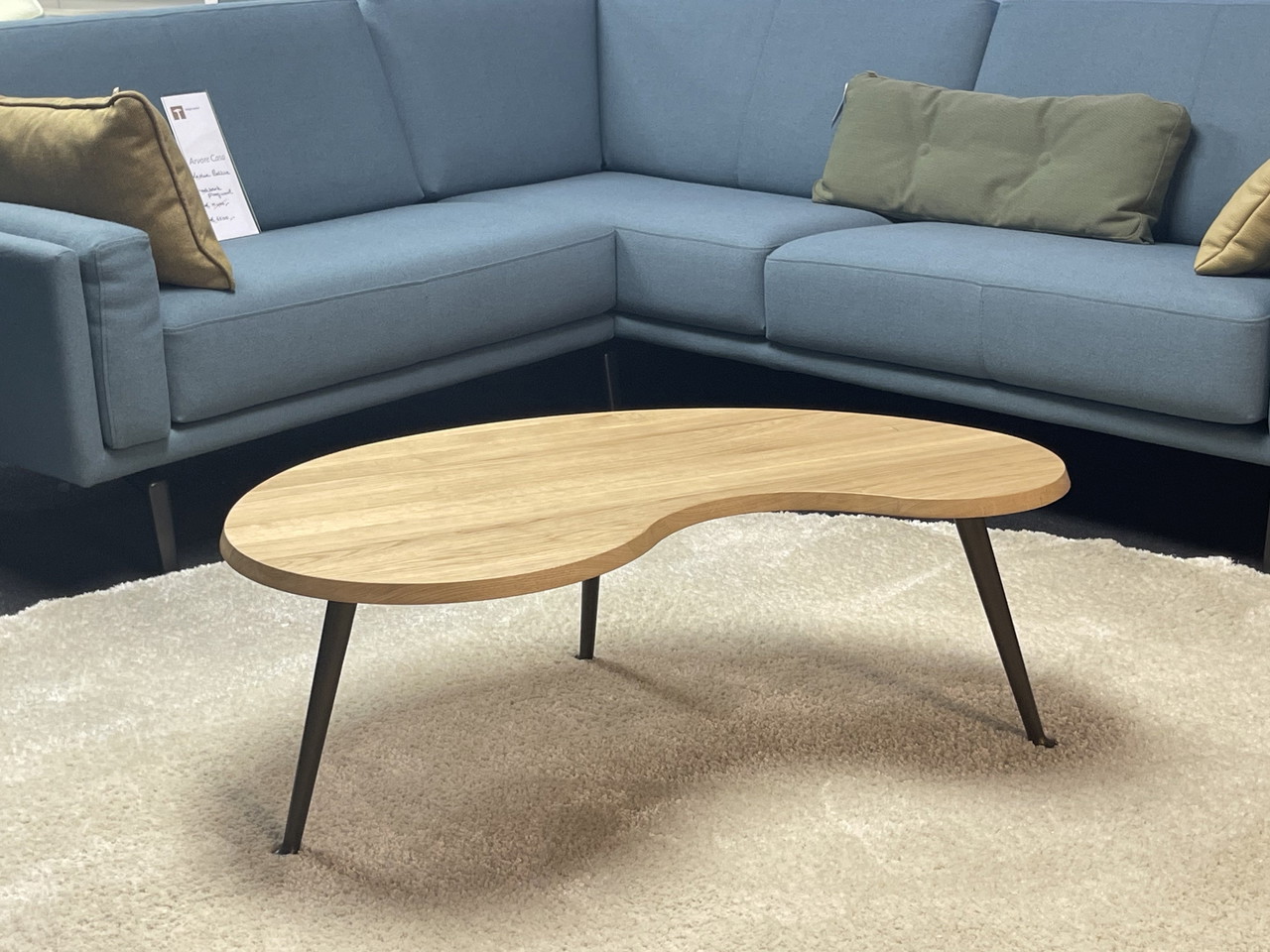 Mesa de centro Leolux Pode Tubble roble macizo