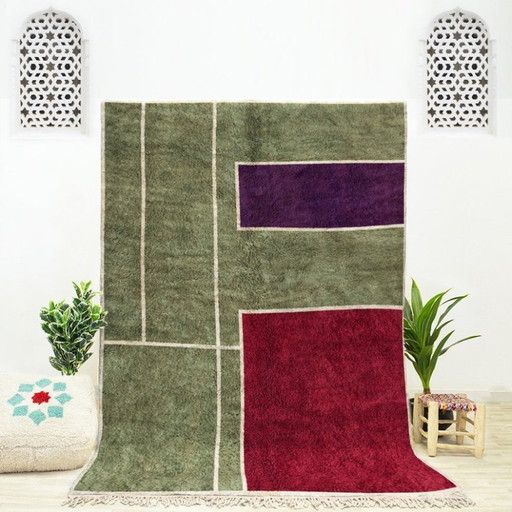 Tapis bérbere fait main traditionnelle 200cmx300cm