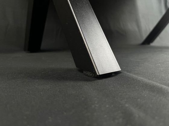 Couchtisch aus geräuchertem Walnussholz – Couchtische, Metal, Wood (photo 6 of 9)