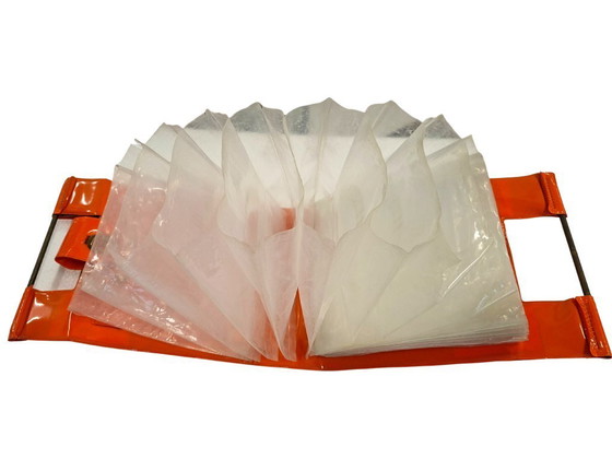 Image 1 of Seltener Schallplattenhalter aus den 1970er Jahren (45 U/min) – Pop / Space Age Orange