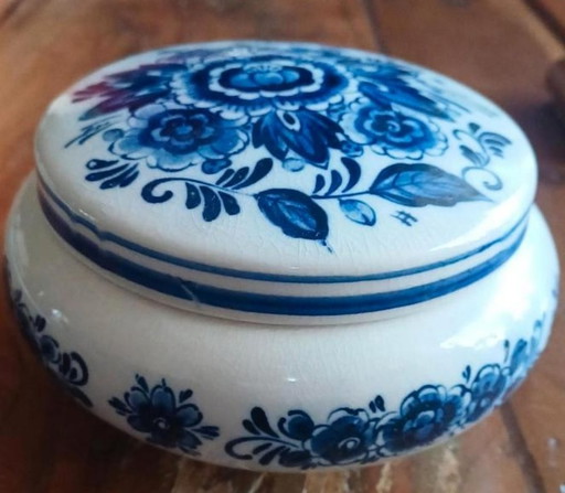 Charmant Delfts Blauw bonbonnière of sieradendoosje