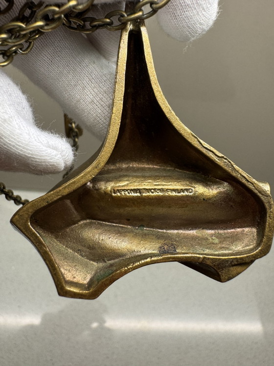 Image 1 of Lapponia Björn Finland, pendant with chain