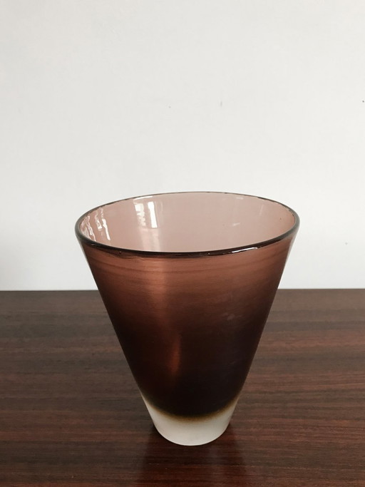 Glass Vase by Paolo Venini for Venini Murano, Italy, 1950s