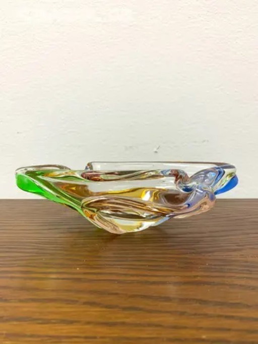 Mid-Century Glass Set Rhapsody by František Zemek, Czech Art Glass, 1960s