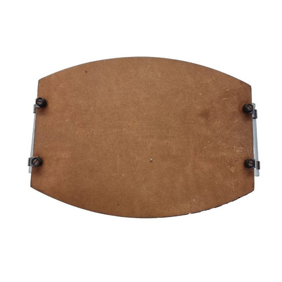 Image 1 of Bandeja de espejo tallado estilo Art Déco francés, década de 1930