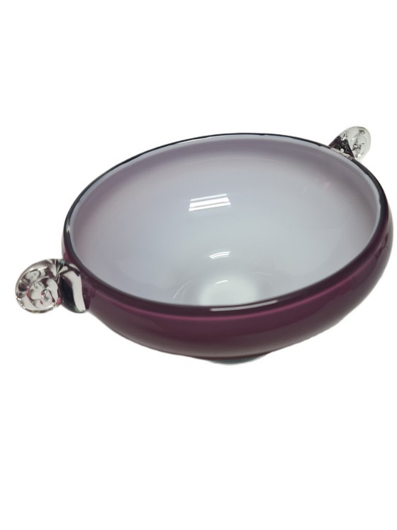 Glazen mand van HSG Tarnowiec, Polen, jaren 70. – Schalen, Glass (photo 6 of 7)