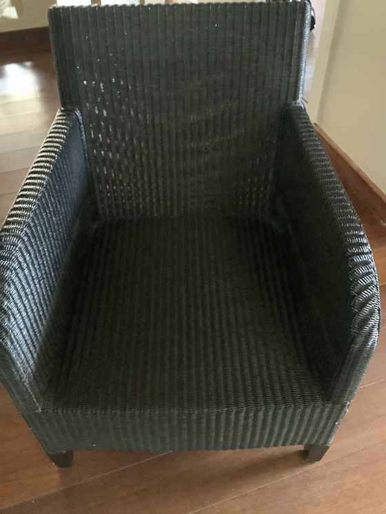 Image 1 of Vincent Sheppard Lounge Chair, 1 Person, Black and Brown