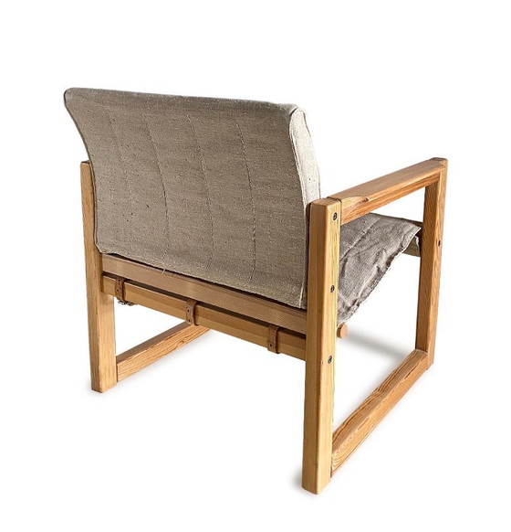 1 Diana Armchair by Karin Mobring, 1972 – Ikea, Canvas, Wood (photo 2 of 7)