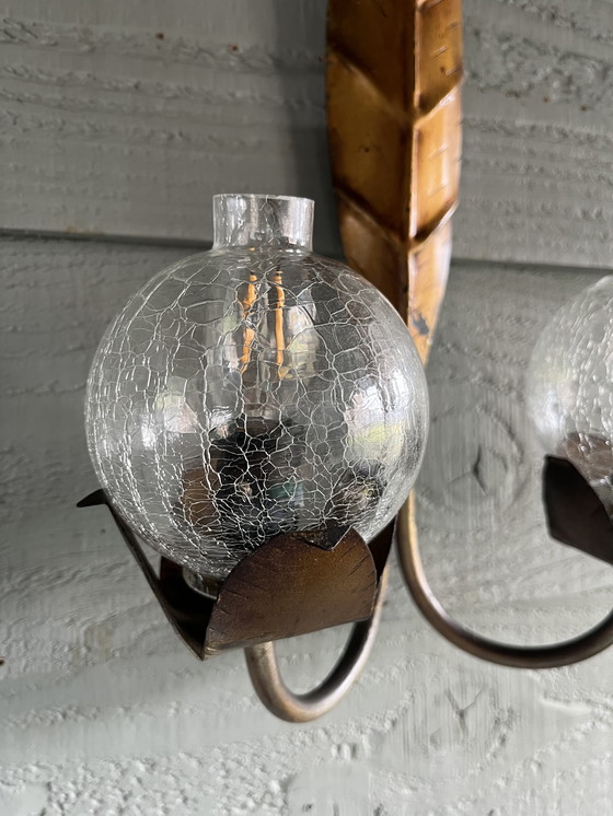 Image 1 of Vintage Hollywood Regency wall lamp