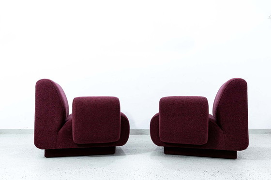 Image 1 of Paar modulaire loungestoelen van Eberhard Geißler, Oelsa, Duitsland, jaren 1970