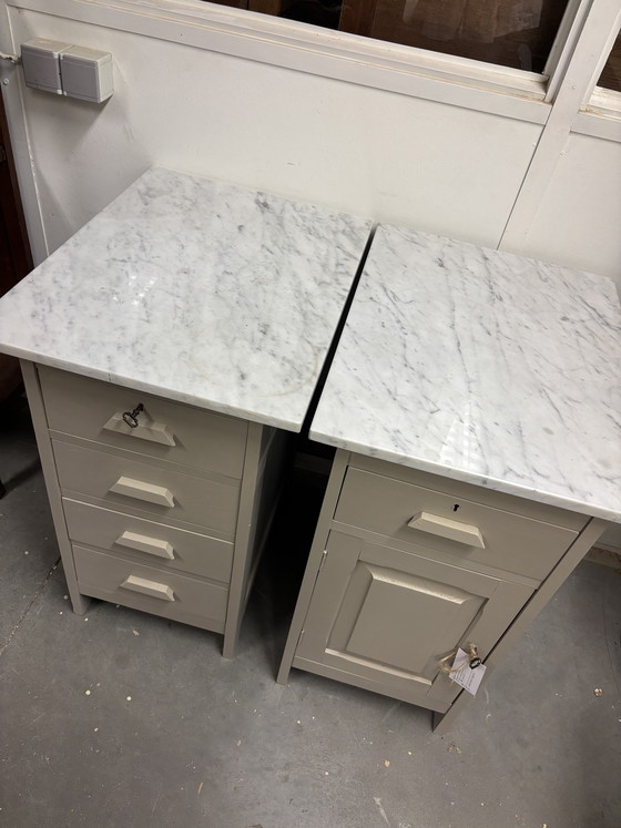 Image 1 of Vintage bedside tables / cabinets