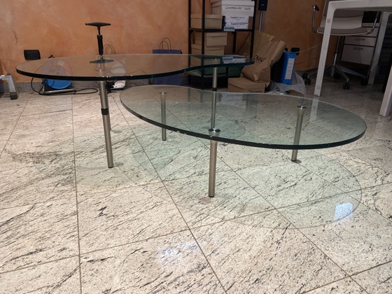 Image 1 of Pair of “Ambo” coffee tables by Enzo Mari for Zanotta