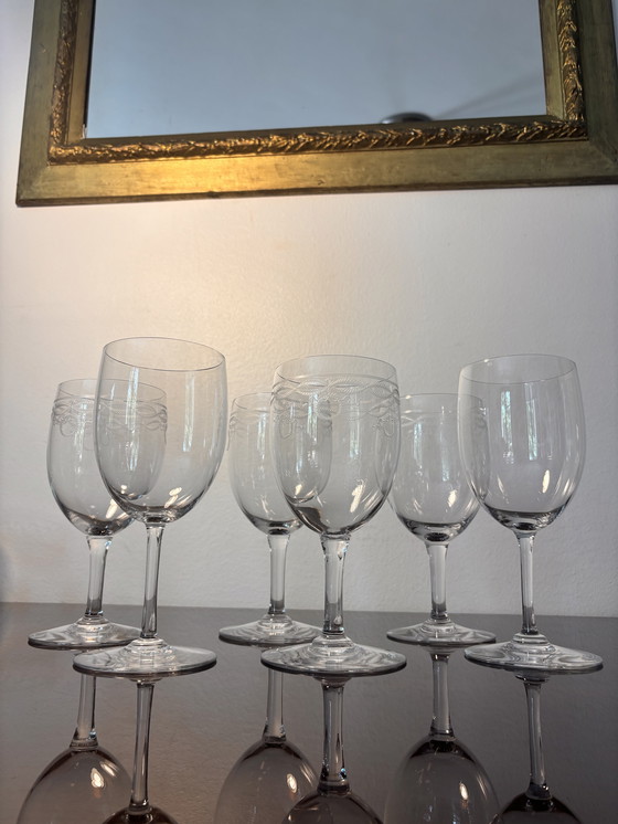 Image 1 of 4 Perfektion Glasses & 2 Byzantinisches Baccarat