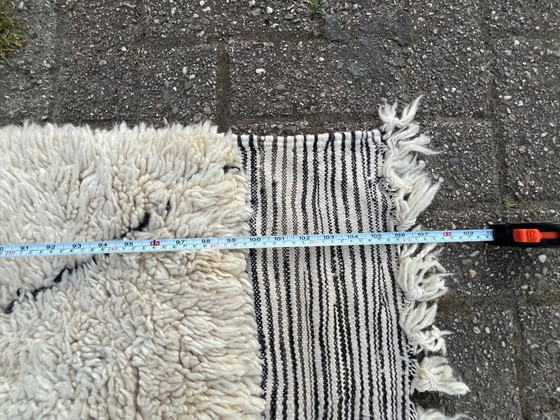 Image 1 of Handgemaakt wollen Berber Kelim vloerkleed 180x260 cm